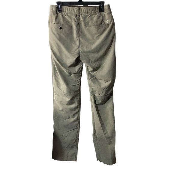 UNDER ARMOUR UA MATCH PLAY PANTS KHAKI ATHLETIC GOLF PANTS MENS 32/34 - Picture 2 of 4